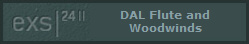 DAL Flute EXS24 mkII is a Sample Library version made specially for Mac users in order to use it on Logic EXS24 and EXSP24 Samplers. If you use Logic 5.5 or above, your EXS is automatically changed to the EXS mk II. It has been meticulously tuned and adjusted and particular care has been taken in the reproduction of the original realism of DAL Flute (Cello, Violin, Viola & Double Bass). 