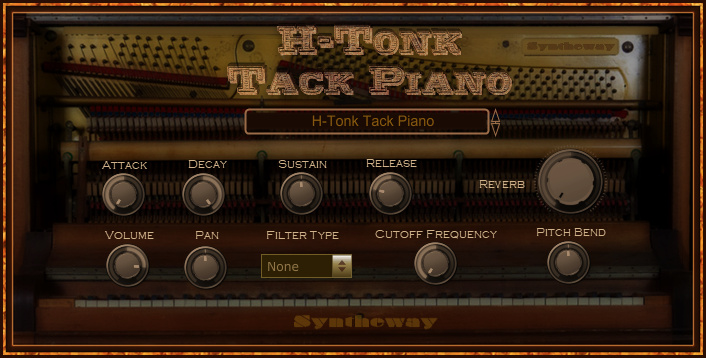 H-Tonk Tack Piano VST VST3 Audio Unit screenshot