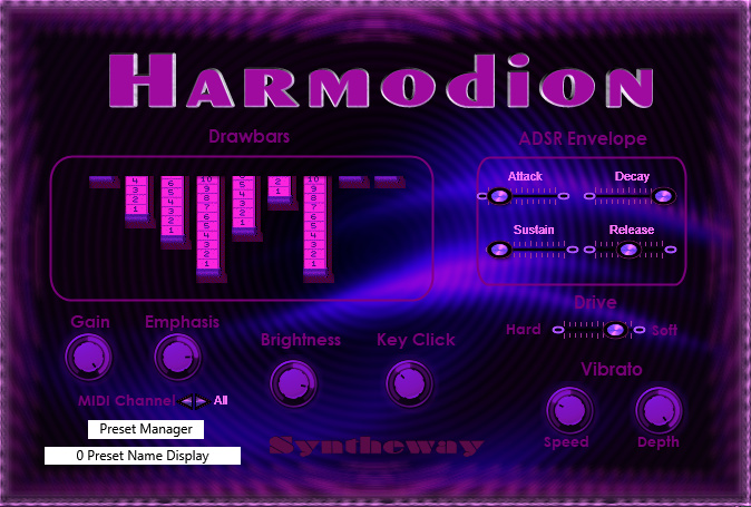 Harmodion VST VST3 Audio Unit screenshot