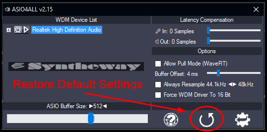 ASIO drivers are a fine alternative to native Windows audio I/O drivers for many machines. Since the release of the freeware ASIO4ALL driver pack, improved performance and reduced latency are now in reach of even modest host CPUs. 